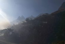 Incendio en Cotapata