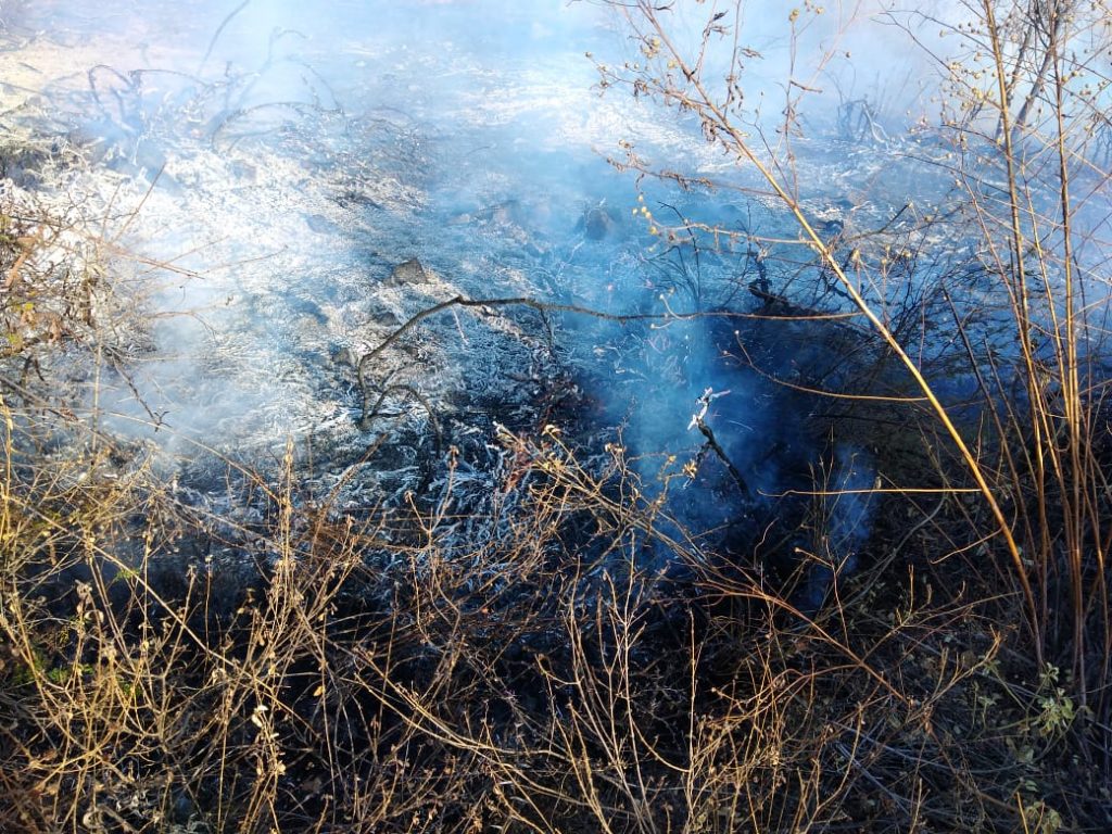 Incendio en Tunari