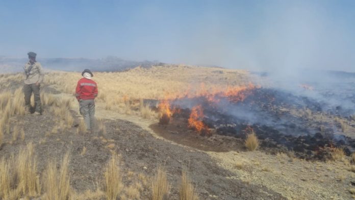 Incendios en Tunari