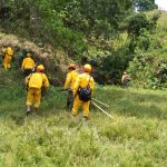 Guardaparques en trabajo conjunto lograron mitigar incendio en Pilón Lajas-2