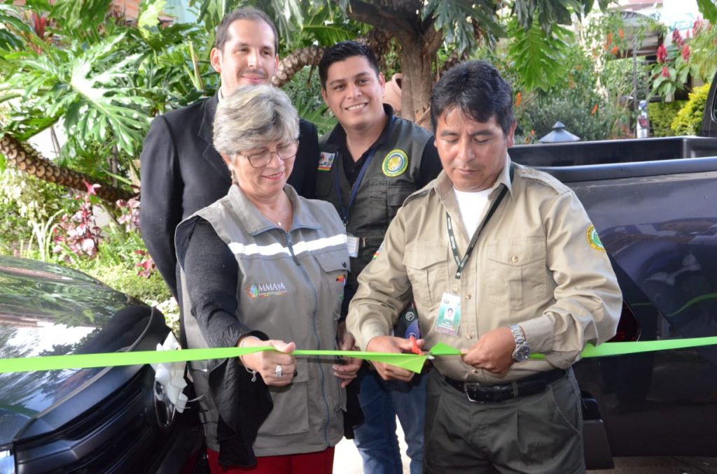 Entrega de equipamiento a Parque Nacional Carrasco