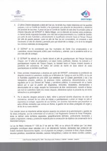 Pronunciamiento de Asociación de Comités de Gestión