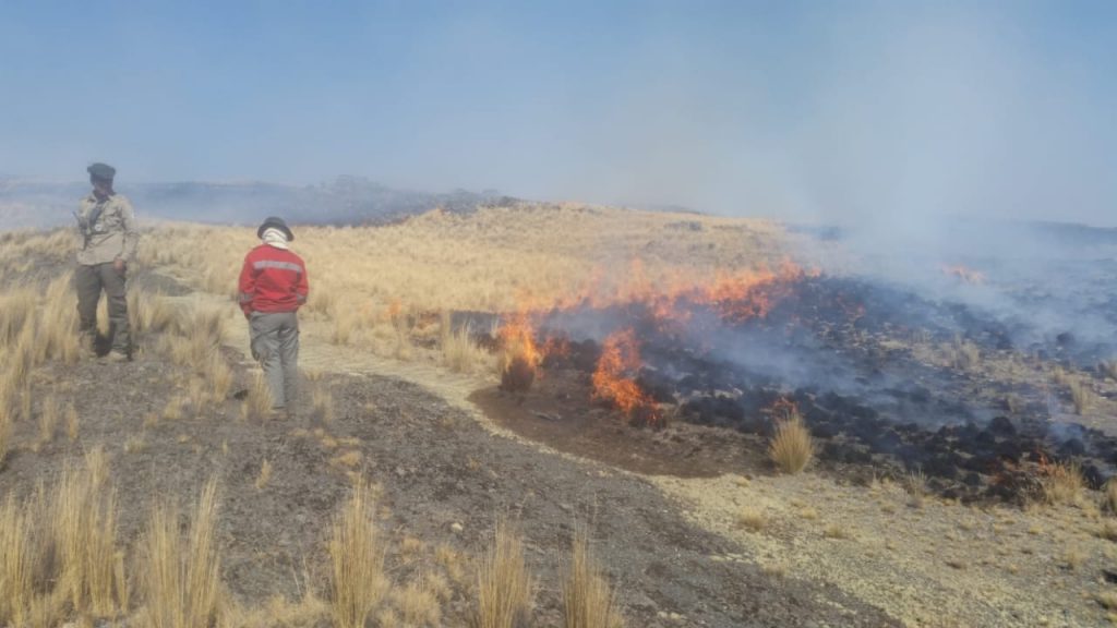 Incendios en Tunari