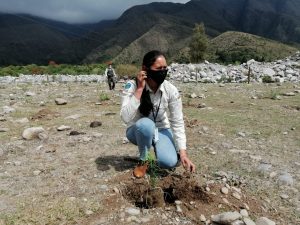 Forestación en la Cordillera de Sama